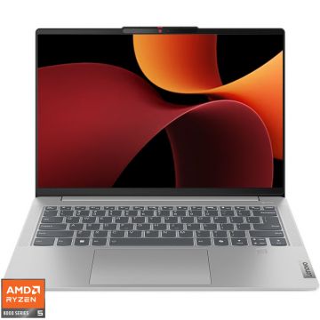 Laptop Lenovo 14'' IdeaPad Slim 5 14AHP9, WUXGA OLED, Procesor AMD Ryzen™ 5 8645HS (16M Cache, up to 5.0 GHz), 16GB LPDDR5X, 1TB SSD, AMD Radeon 760M, No OS, Cloud Grey