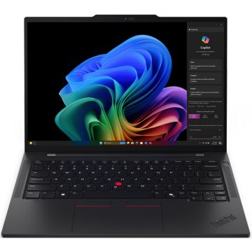 Laptop Lenovo 14'' ThinkPad T14s Gen 6, WUXGA IPS Touch, Procesor Qualcomm Snapdragon X Elite X1E-78-100, 32GB LPDDR5X, 1TB SSD, Qualcomm Adreno, Win 11 Pro (on ARM), Black