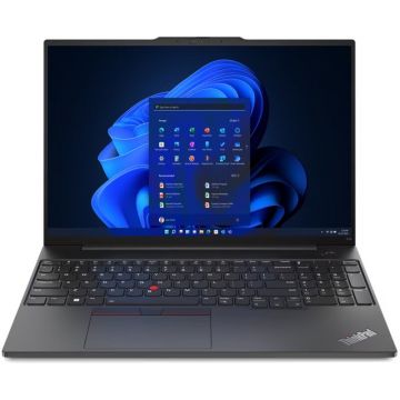 Laptop ThinkPad E16 Gen 1 16 inch WUXGA AMD Ryzen 7 7730U 8GB DDR4 512GB SSD Windows 11 Pro Graphite Black