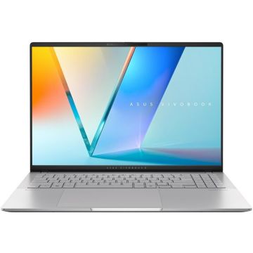 Laptop Vivobook S16 OLED 16 inch 3.2K AMD Ryzen 7 8845HS 16GB 1TB SSD Windows 11 Home Silver