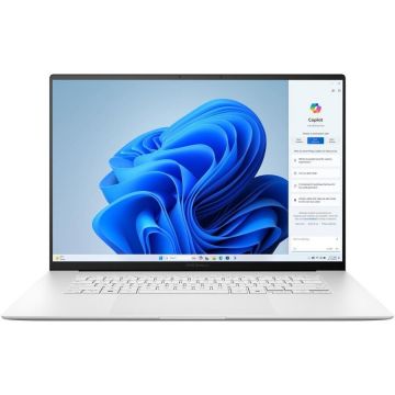 Laptop ZenBook UM5606WA 2.8K 16 inch AMD Ryzen AI 9 365 24GB 1TB SSD Windows 11 Home White