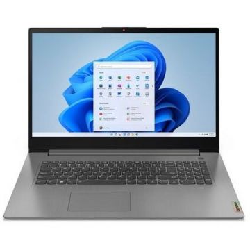 Lenovo Laptop Lenovo IdeaPad 3 17IAU7, Intel Core i5-1235U, 17.3 inch FHD, 16GB RAM, 512GB SSD, Free DOS, Gri