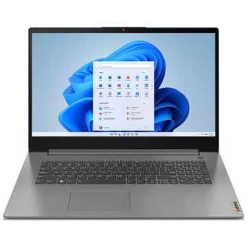 Lenovo Laptop Lenovo IdeaPad 3 17IAU7, Intel Core i5-1235U, 17.3 inch FHD, 8GB RAM, 512GB SSD, Windows 11 Home, Gri