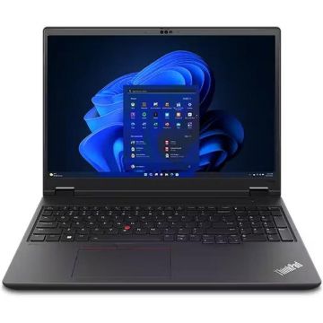 Lenovo Laptop Lenovo ThinkPad P16v G2, Intel Core Ultra 9 185H, 16 inch WQUXGA, 64GB RAM, 1TB SSD, nVidia RTX 3000 Ada 8GB, Windows 11 Pro, Negru