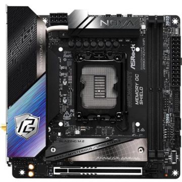 Placa de baza ASRock PHANTOM GAMING Z890I NOVA WIFI, DDR5, mITX, LGA 1851, Intel Z890