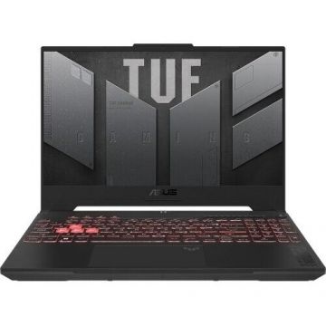 Asus Laptop Gaming Asus TUF A15 FA507NVR, AMD Ryzen 7 7435HS, 15.6 inch FHD, 16GB RAM, 512GB SSD, nVidia RTX 4060 8GB, Free DOS, Gri