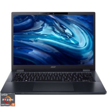 Laptop Acer 14'' TravelMate P4 TMP414-41, WUXGA IPS, Procesor AMD Ryzen 5 PRO 6650U (16M Cache, up to 4.50 GHz), 16GB DDR5, 512GB SSD, AMD Radeon 660M, No OS, Slate Blue