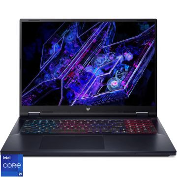 Laptop Acer Gaming 18'' Predator Helios Neo 18 PHN18-71, WUXGA IPS 165Hz, Procesor Intel® Core™ i9 14900HX (36M Cache, up to 5.80 GHz), 32GB DDR5, 1TB SSD, GeForce RTX 4060 8GB, No OS, Abyssal Black