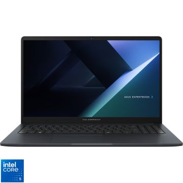 Laptop ASUS 15.6'' ExpertBook B1 B1503CVA, FHD, Procesor Intel® Core™ 5 120U (12M Cache, up to 5.00 GHz), 16GB DDR5, 512GB SSD, Intel UHD, No OS, Gentle Grey