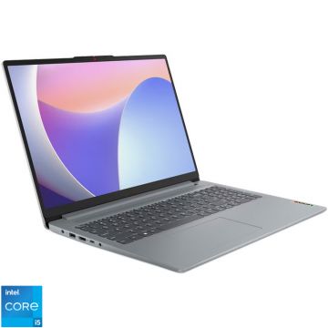 Laptop Lenovo 16'' IdeaPad Slim 3 16IAH8, WUXGA IPS, Procesor Intel® Core™ i5-12450H (12M Cache, up to 4.40 GHz), 16GB LPDDR5, 1TB SSD, Intel UHD, No OS, Arctic Grey