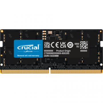 Memorie laptop SO-DIMM Crucial CT16G52C42S5 16GB, DDR5-5200MHz, CL42