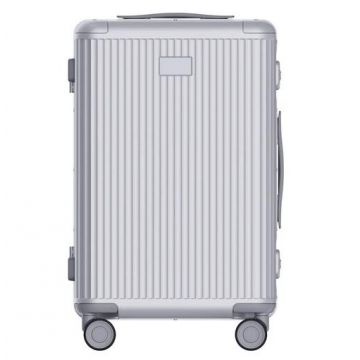 Troler Xiaomi Aluminum Frame Luggage 20inch, Incuietori TSA Duble, Maner telescopic cu 4 lungimi, 510 x 345 x 230mm (Argintiu)