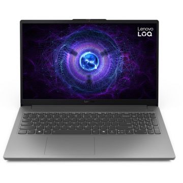 Laptop LOQ 15 FHD 15.6 inch Intel Core i5-12450HX 16GB 512GB SSD RTX 2025 Luna Grey