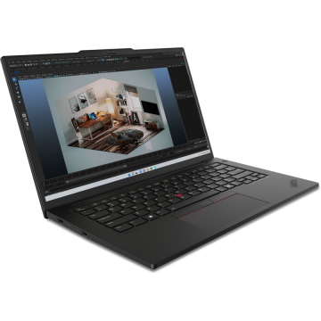 Laptop ThinkPad P14s G5 WUXGA 14.5 inch Intel Core Ultra 5 125H 32GB 1TB SSD Windows 11 Black