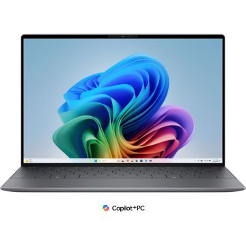 Laptop XPS 13 9345 2.8K 13.4 inch Snapdragon X Elite X1E-80-100 32GB 1TB SSD Windows 11 Graphite