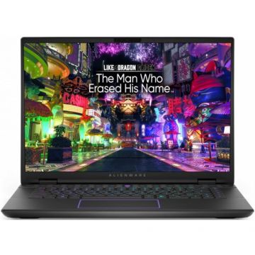 Dell Laptop Gaming Dell Alienware M16 R2, Intel Core Ultra 9 185H, 16 inch QHD+, 32GB RAM, 1TB SSD, nVidia RTX 4070 8GB, Windows 11 Pro, Gri