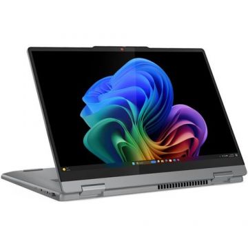 Laptop 2in1 Lenovo IdeaPad 5 14Q8X9 (Procesor Qualcomm Snapdragon X Plus X1P-42-100, 14inch WUXGA Touch, 16GB, 1TB SSD, Qualcomm Adreno, Win 11 Home, Gri)