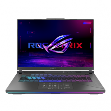 Laptop Gaming ASUS ROG Strix G16, G614JIR-N4075, 16-inch, QHD+ 16:10 (2560 x 1600, WQXGA), ROG Nebula Display, I9-14900HX, Intel® UHD Graphics, RTX 4070, 240Hz, 2x DDR5 SO-DIMM slots 2x PCIe, DDR5 32GB, 1TB PCIe® 4.0 NVMe™ M.2 SSD, 500nits, Anti-glare di