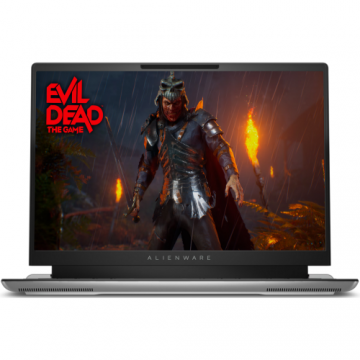 Laptop Gaming Dell Alienware X16 R2 (Procesor Intel® Core™ Ultra 9 185H (24M Cache, up to 5.10 GHz), 16inch QHD+ 240Hz 3ms, 32GB DDR5, 2TB SSD, NVIDIA GeForce RTX 4090 @16GB, DLSS 3.0, Windows 11 Pro, Negru/Gri)