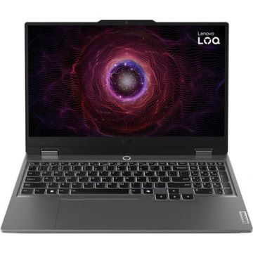 Laptop Gaming Lenovo LOQ 15ARP9 (Procesor AMD Ryzen™ 5 7235HS (8M Cache, up to 4.20 GHz), 15.6inch Full HD IPS 144Hz, 16GB, 512GB SSD, NVIDIA GeForce RTX 3050 @6GB, No OS, Gri)