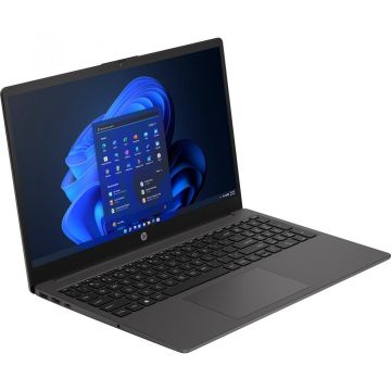 Laptop HP 250 G10 cu procesor Intel Core i5-1334U 10-Core (1.3GHz, up to 4.6GHz, 12MB), 15.6 inch FHD, Intel UHD Graphics, 8GB DDR4, SSD, 512GB PCIe NVMe, Free DOS, Dark Ash Silver