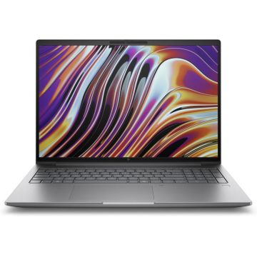 Laptop HP Zbook 16 Power G11, 16 inch WQXGA (2560x1600) IPS Anti-Glare LED UWVA 400 nits Image Recognition, AMD Ryzen 7 PRO 8845HS Octa Core (3.8GHz, up to5.1GHz, 16MB), video dedicat NVIDIA RTX 1000 Ada 6GB GDDR 6, RAM 32GB DDR5 5600Mhz (2x16GB), SSD 1T