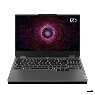 Laptop Lenovo Gaming LOQ 15ARP9, 15.6' FHD (1920x1080) IPS 300nits Anti- glare, 100% sRGB, 144Hz, G-SYNC®, AMD Ryzen™ 7 7435HS (8C / 16T, 3.1 / 4.5GHz, 4MB L2 / 16MB L3), video NVIDIA® GeForce RTX™ 4060 8GB GDDR6, Boost Clock 2370MHz, TGP 105W, RAM 16 GB