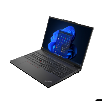 Laptop Lenovo ThinkPad E16 Gen 2 (AMD);16' WUXGA (1920x1200) IPS 300nits Anti-glare, 45% NTSC;AMD Ryzen™ 7 7735HS (8C / 16T, 3.2 / 4.75GHz, 4MB L2 / 16MB L3);Video Integrated AMD Radeon™ 680M Graphics;RAM 32 GB (2x 16GB SO-DIMM DDR5-4800, Two DDR5 SO-DIM