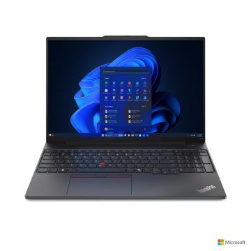 Laptop Lenovo ThinkPad E16 Gen 2 (Intel);16' WUXGA (1920x1200) IPS 300nits Anti-glare, 45% NTSC;Intel® Core™ Ultra 5 125U, 12C (2P + 8E + 2LPE) / 14T, Max Turbo up to 4.3GHz, 12MB;Video Integrated Intel® Graphics;RAM 32 GB ( 2x 16GB SO-DIMM DDR5-5600, Tw