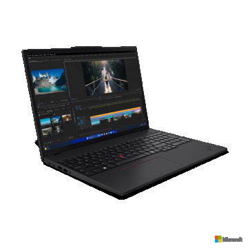 Laptop Lenovo ThinkPad T16 Gen 3;16' WUXGA (1920x1200) IPS 400nits Anti- glare, 100% sRGB, Low Power;Intel® Core™ Ultra 7 155U, 12C (2P + 8E + 2LPE) / 14T, Max Turbo up to 4.8GHz, 12MB;Video Integrated Intel® Graphics;RAM 64GB (2x 32GB SO-DIMM DDR5-5600)