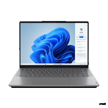 Laptop Lenovo Yoga Pro 7 14AHP9, 14.5' 3K (3072x1920) IPS 400nits Anti-glare, 100% P3, 100% sRGB, 120Hz, Eyesafe®, Dolby® Vision®, TCON, AMD Ryzen™ 7 8845HS (8C / 16T, 3.8 / 5.1GHz, 8MB L2 / 16MB L3), video NVIDIA® GeForce RTX™ 3050 6GB GDDR6, RAM 16GB S