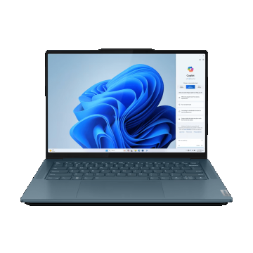 Laptop Lenovo Yoga Pro 7 14IMH9, 14.5' 3K (3072x1920) IPS 400nits Glossy / Anti-fingerprint, 100% P3, 100% sRGB, 120Hz, Eyesafe, Dolby Vision, Glass, Touch, TCON, Intel Core Ultra 9 185H, 16C (6P + 8E + 2LPE) / 22T, Max Turbo up to 5.1GHz, 24MB, video In