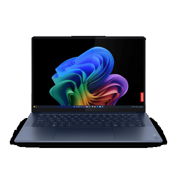 Laptop Lenovo Yoga Slim 7 14Q8X9, 14.5' 3K (2944x1840) OLED 1000nits (Peak) / 500nits (Typical), Glossy / Anti-fingerprint, 100% DCI-P3, 100% sRGB, 90Hz, Eyesafe®, Dolby Vision®, DisplayHDR™ True Black 600, Glass, Touch, Snapdragon® X Elite X1E-78-100, 1