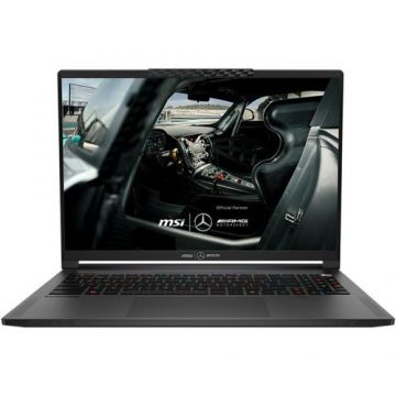 Laptop MSI Stealth 16 MercedesAMG A1VGG (Procesor Intel® Core™ Ultra 9 185H (24M Cache, up to 5.10 GHz), 16inch QHD+ 240Hz, 32GB DDR5, 2TB SSD, NVIDIA GeForce RTX 4070 @8GB, DLSS 3.0, Win 11 Home, Gri)