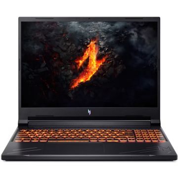 Laptop Nitro V16 ANV16-41 16 inch FHD+ AMD Ryzen 7 8845HS 16GB DDR5 1TB SSD nVidia GeForce RTX 4060 8GB Obsidian Black