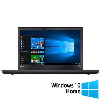 Laptop Refurbished LENOVO ThinkPad T470, Intel Core i5-6200U 2.30 - 2.80GHz, 8GB DDR4, 256GB SSD, 14 Inch HD, Webcam, Windows 10 Home