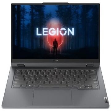 Lenovo Laptop Gaming Lenovo Legion Slim 5, AMD Ryzen 7 7840HS, 14.5 inch WQXGA+, 32GB RAM, 512GB SSD, nVidia RTX 4060 8GB, Windows 11 Home, Gri