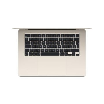 MacBook Air 15.3' Retina/Apple M3 (CPU 8- core, GPU 10- core, Neural Engine 16- core)/8GB/512GB - Starlight - US KB (2024) (US power supply with included US-to-EU adapter)