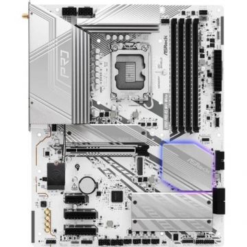 Placa de baza ASRock Z890 PRO RS WIFI WHITE, DDR5, ATX, LGA 1851, Intel Z890