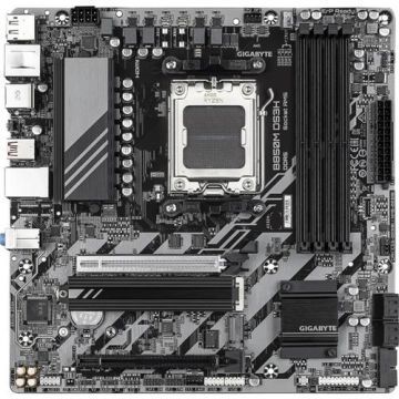 Placa de baza GIGABYTE B850M DS3H, AMD B850, AM5, DDR5, mATX