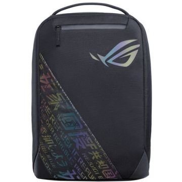 Asus Rucsac Asus Rog BP1501G Holographic Edition, 18L, 15-17, rezistent la apa, buzunar exterior, Negru