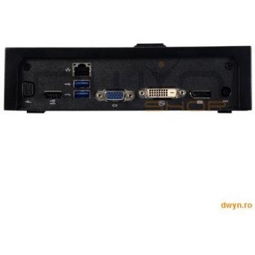 Dell DELL Docking Simple Port Replicator II cu Alimentator 130W, Latitude E-Series, Conectivitate: 1xVGA,