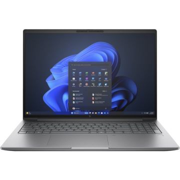 Laptop HP Zbook 16 Power G11, 16 inch WQXGA (2560x1600) IPS Anti-Glare LED UWVA 400 nits Image Recognition, AMD Ryzen 9 PRO 8945HS Octa Core (4GHz, up to5.2GHz, 16MB), video dedicat NVIDIA RTX 3000 Ada 8GB GDDR6, RAM 64GB DDR5 5600Mhz (2x32GB), SSD 1TB