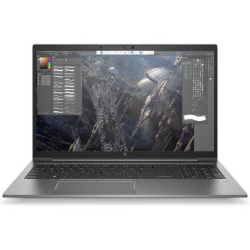 Laptop Second Hand HP ZBook 15 G7, Intel Core i7-10750H 2.60 - 5.00GHz, 16GB DDR4, 512GB SSD, NVIDIA Quadro RTX T2000 MAX-Q, 15.6 Inch Touchscreen 4K Ultra HD, Webcam