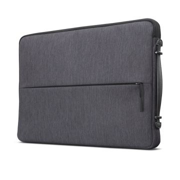 Lenovo 14-inch Laptop Urban Sleeve Case, Rezistenta la apa, Interior captusit, 1x compartimente interioare, Tip inchidere: Fermoar, Material: Poliester, Dimensiuni: 380 x 260 x 30 mm, Greutate: 370g, Garantie: 1 an