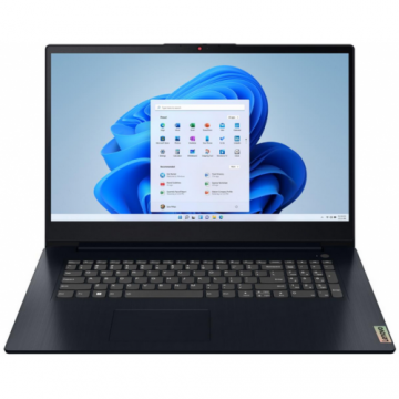 Lenovo Laptop Lenovo Ideapad 3-17, i3-1215U, 512GB SSD, 17.3 Inch, 8GB RAM, albastru