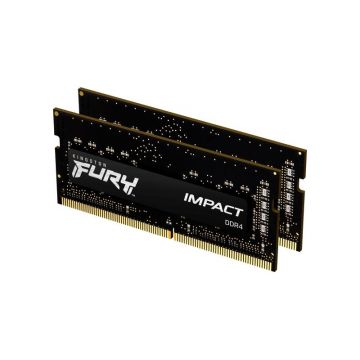 Memorie RAM notebook Kingston, SODIMM, DDR4, 16GB, 3200MHz, CL20, 1.2V, Kit of 2