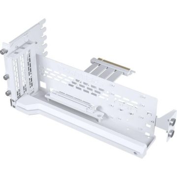 PHANTEKS Vertical GPU Bracket White, PCIe-Standard 4.0 x16 Riser Cable, DRGB 220mm