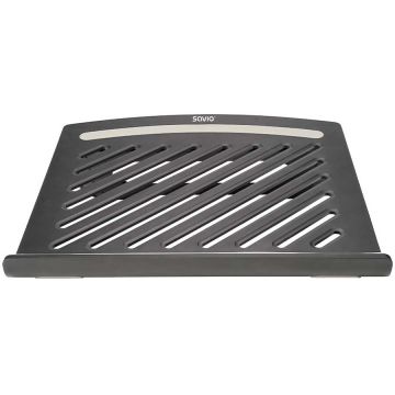 Savio Stand portabil Savio PB-02, pentru tablete grafice sau laptop cu diagonala de pana la 15.6, Negru