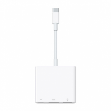 Apple Adaptor Apple MW5M3ZM/A, USB-C - USB-C + USB + HDMI, White